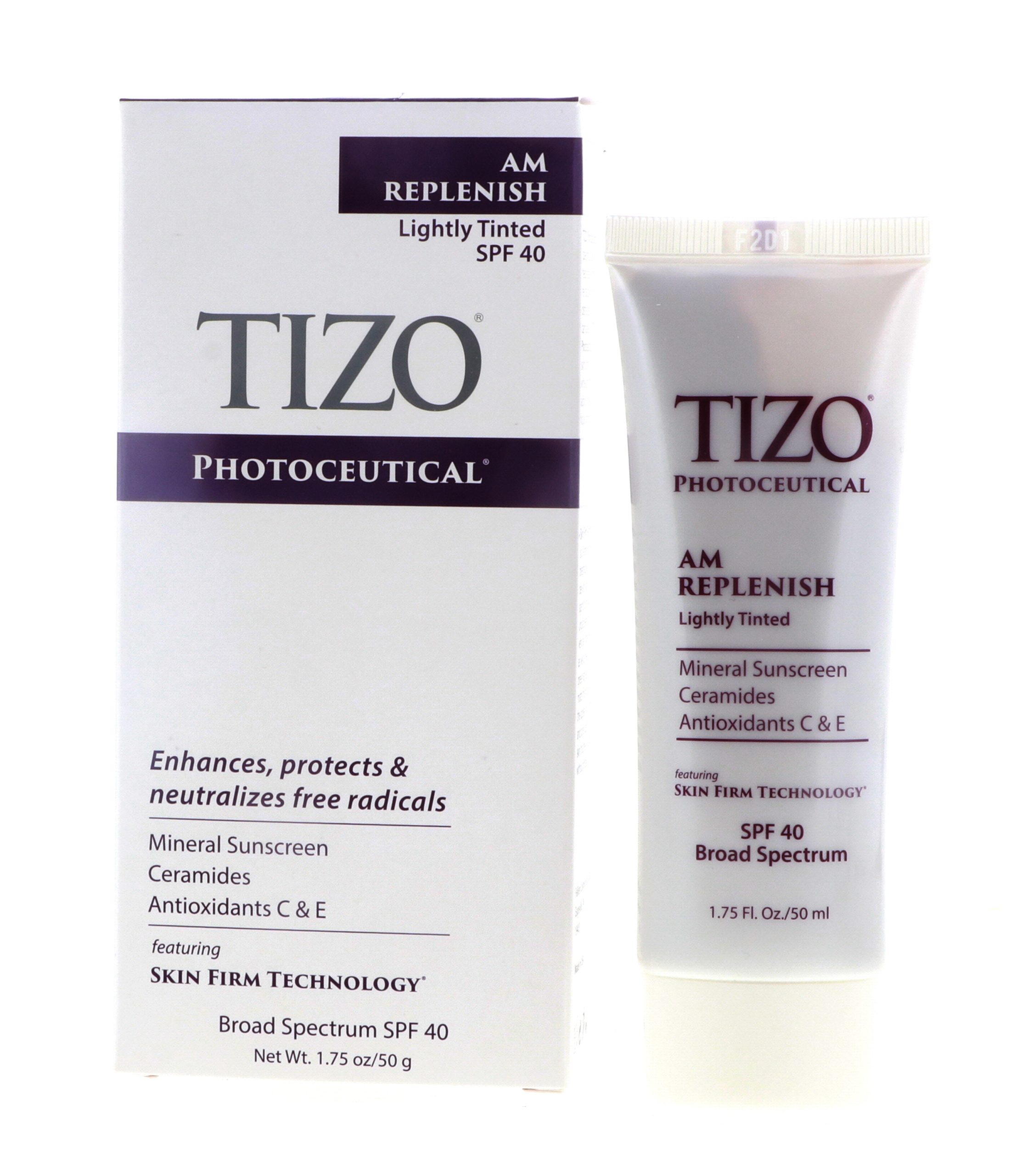 TIZO Photoceutical AM Replenish Lightly Tinted, 1.75 oz